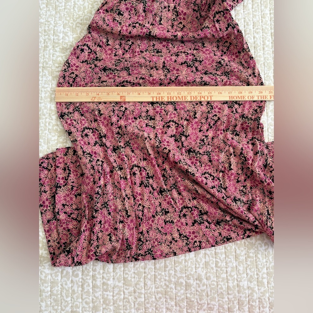 🌸 Free People Bon Voyage Floral Maxi Dress | Black Combo | Size M - Picture 10 of 15